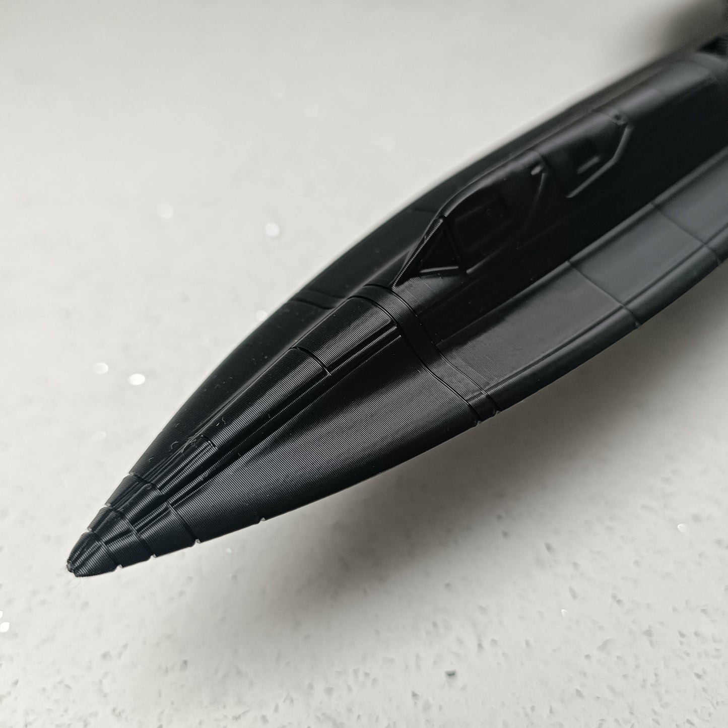 SR-71 Blackbird Model | 1:70 Scale Jet Replica with Functional Flaps (Copy)