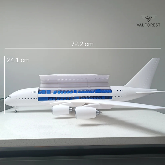 a380 style aircraft model (1/100 scale)