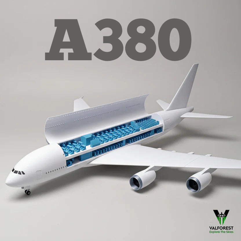 a380 style aircraft model (1/100 scale)