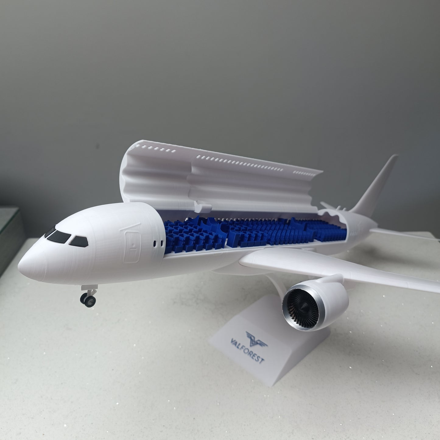 787-8 style aircraft model (1/100 scale)