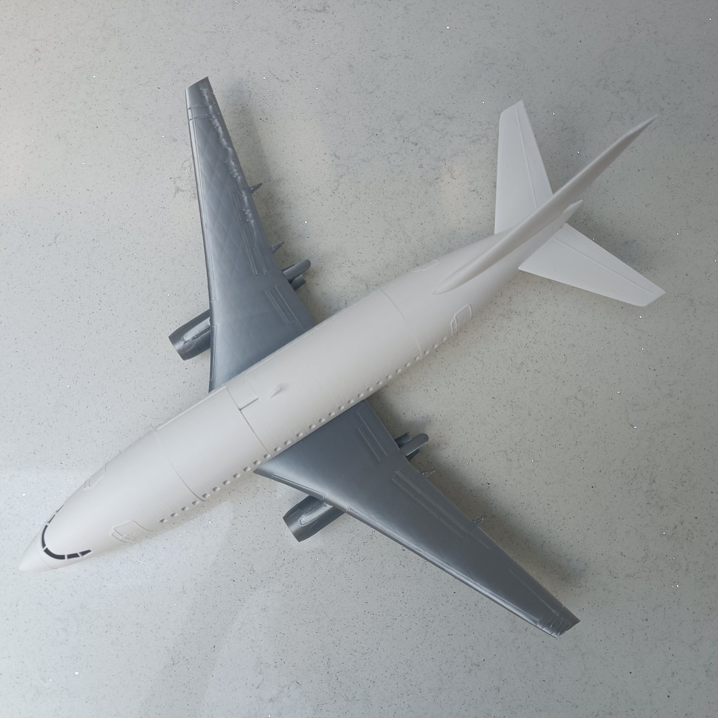 737-100 style aircraft model (1/80 scale)