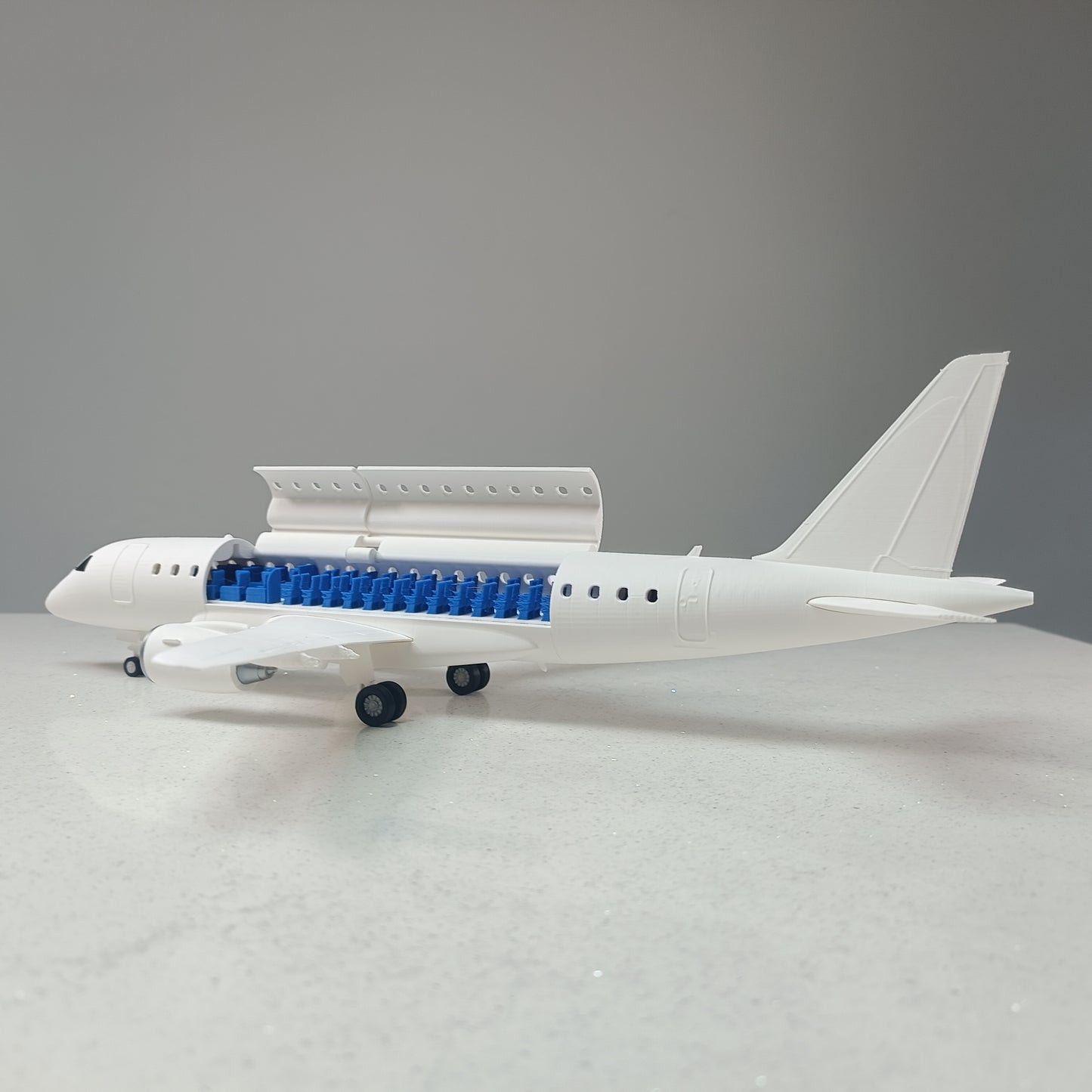 E175 style aircraft (1/80 scale)