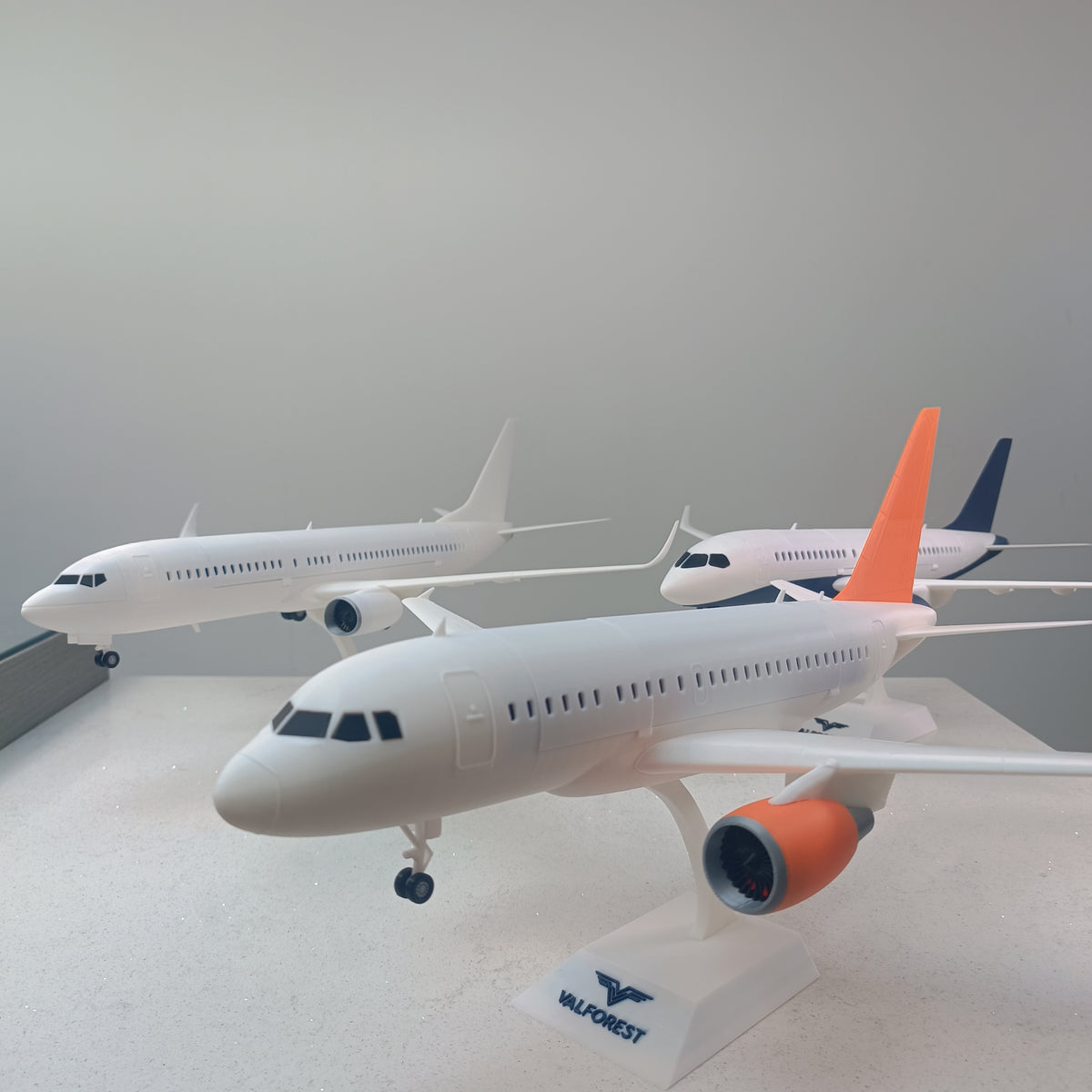 A318 style aircraft model (1/80 scale)