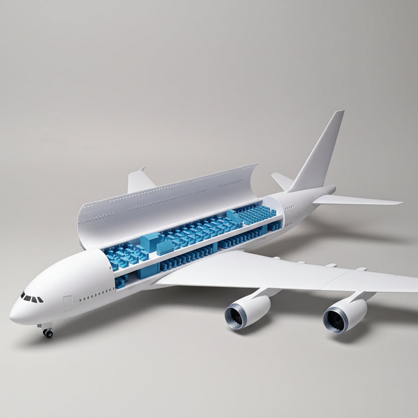 a380 style aircraft model(1/144 scale)