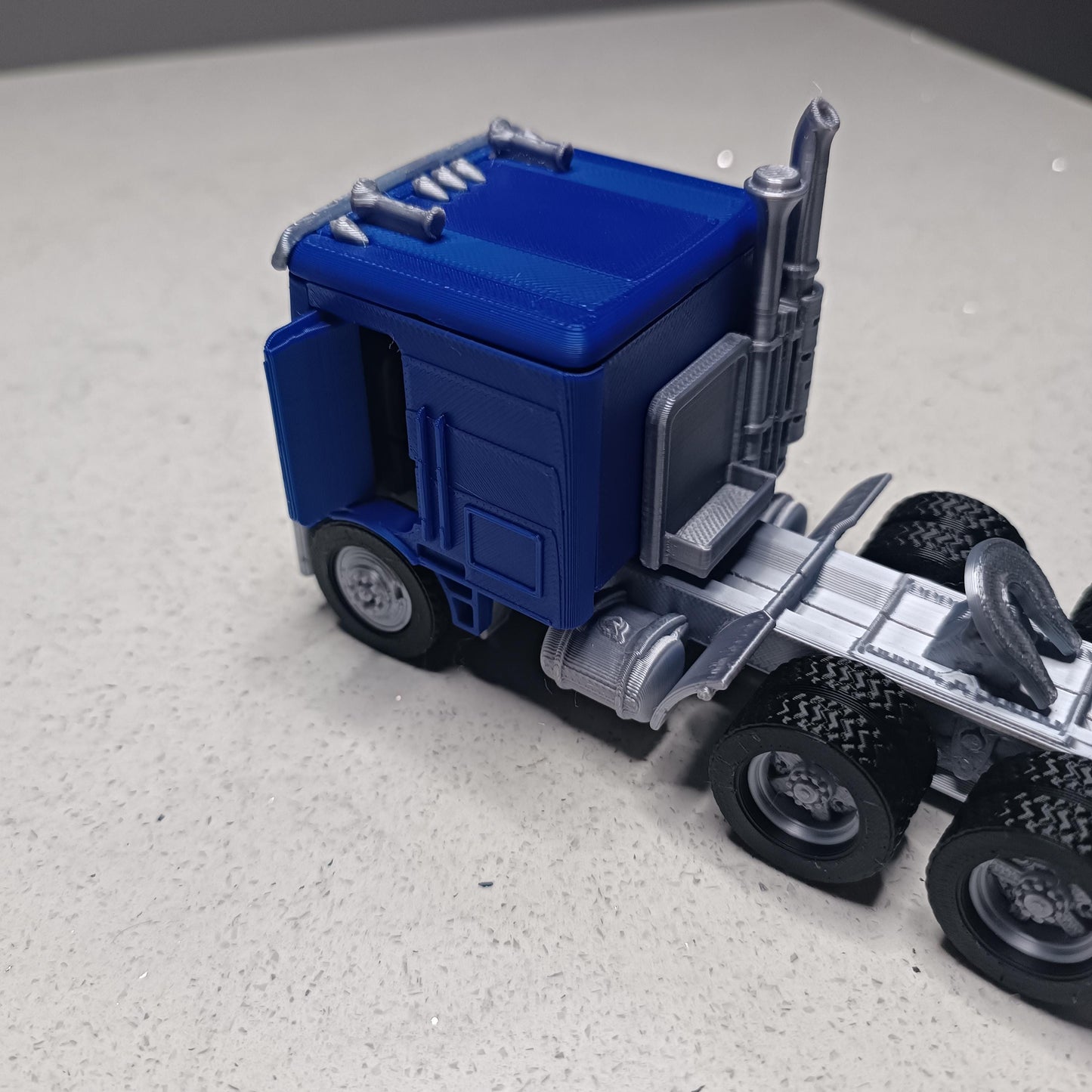 Handmade Marmon Semi Truck Model – 3D Printed Cabover Rig
