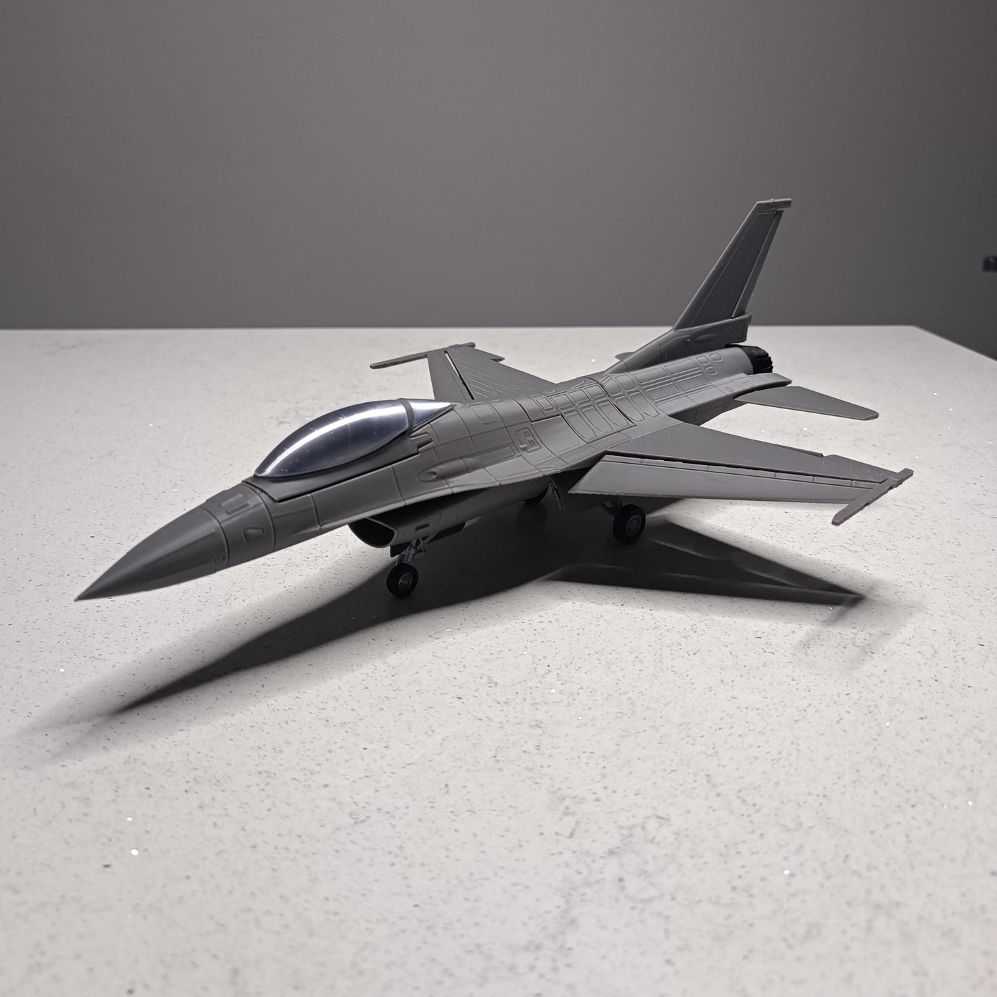 3D Printed F-16 Fighter Jet Model (1:48 Scale)