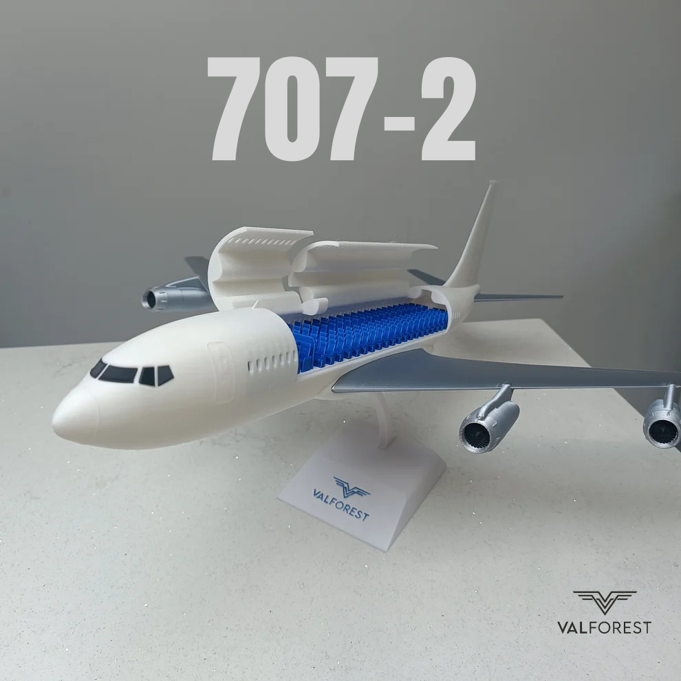 707-2 style aircraft model (1/80 scale)