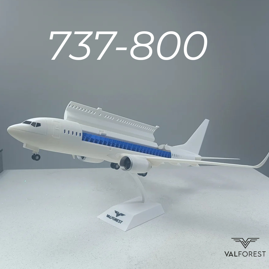 737-800 style aircraft model (1/80 scale) – Magnetic Cockpit