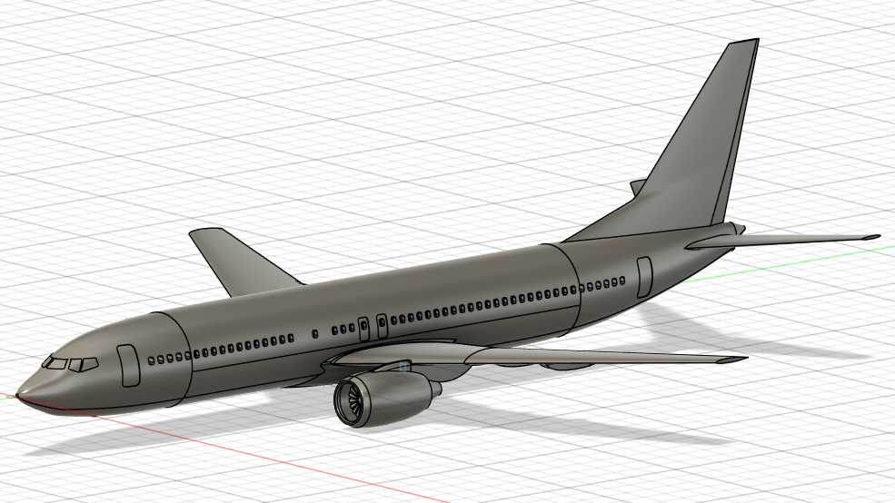 737 stl files (❌ Commercial use is strictly prohibited.)