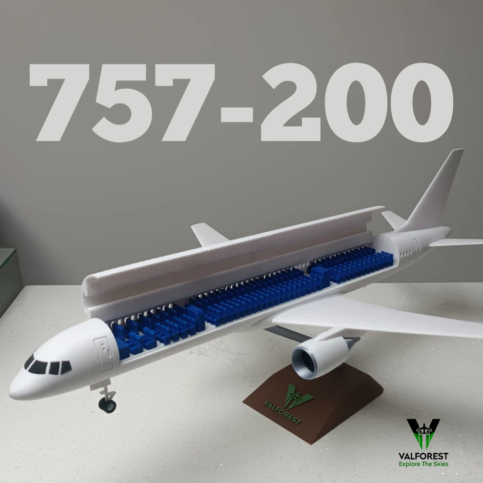 757-200 style aircraft model (1/80 scale)