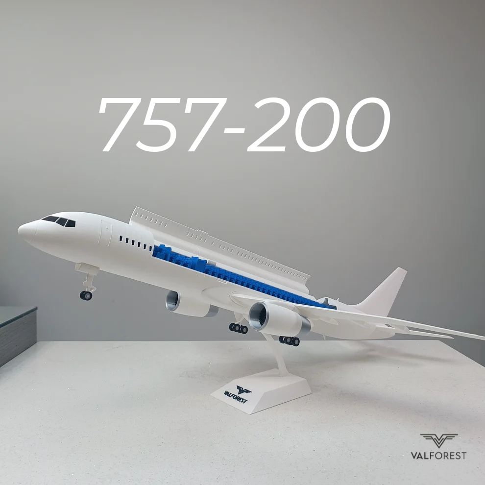 757-200 style aircraft model (1/80 scale)