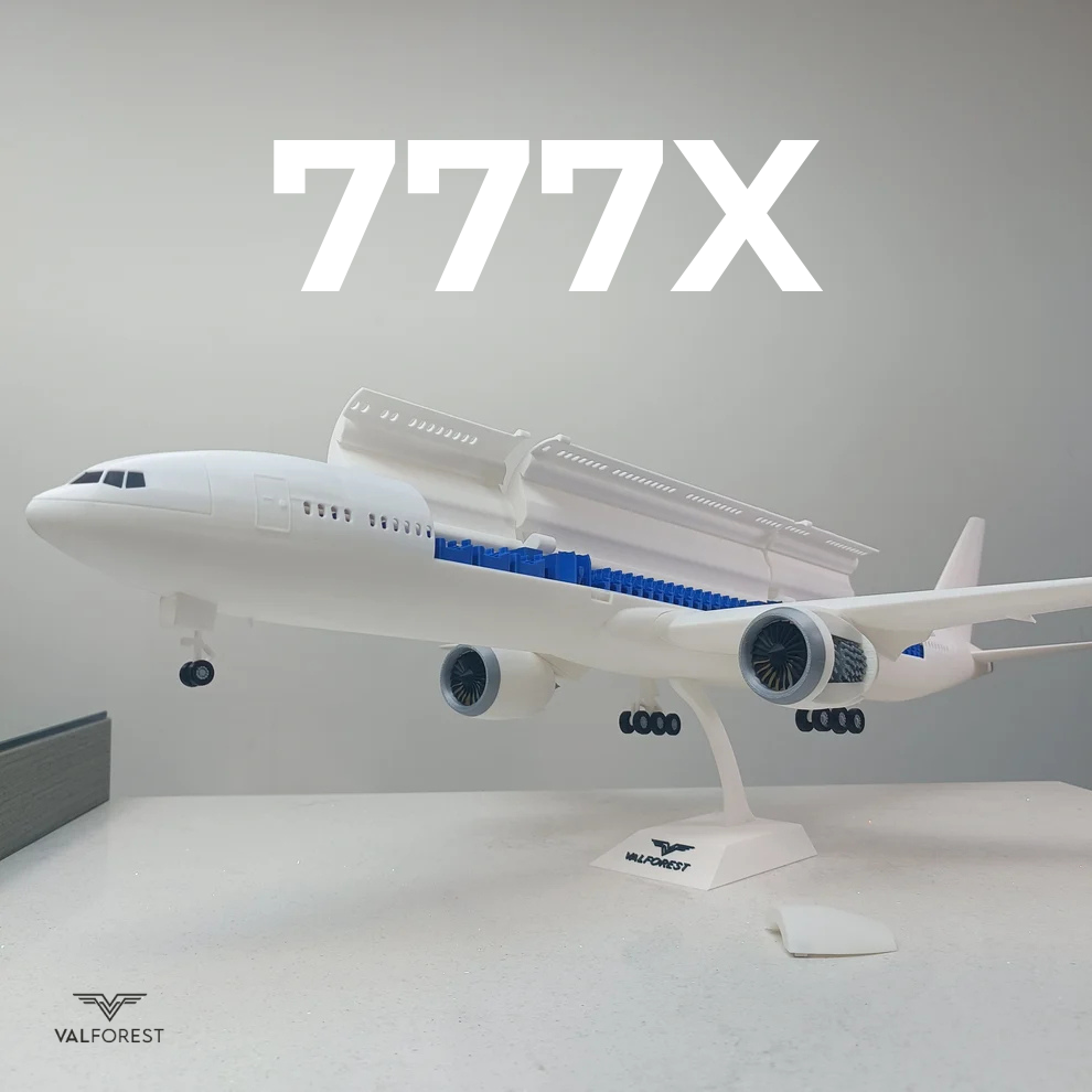777X - style model plane (1/100 scale)