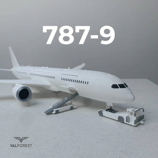 787-9 style aircraft model (1/100 scale)