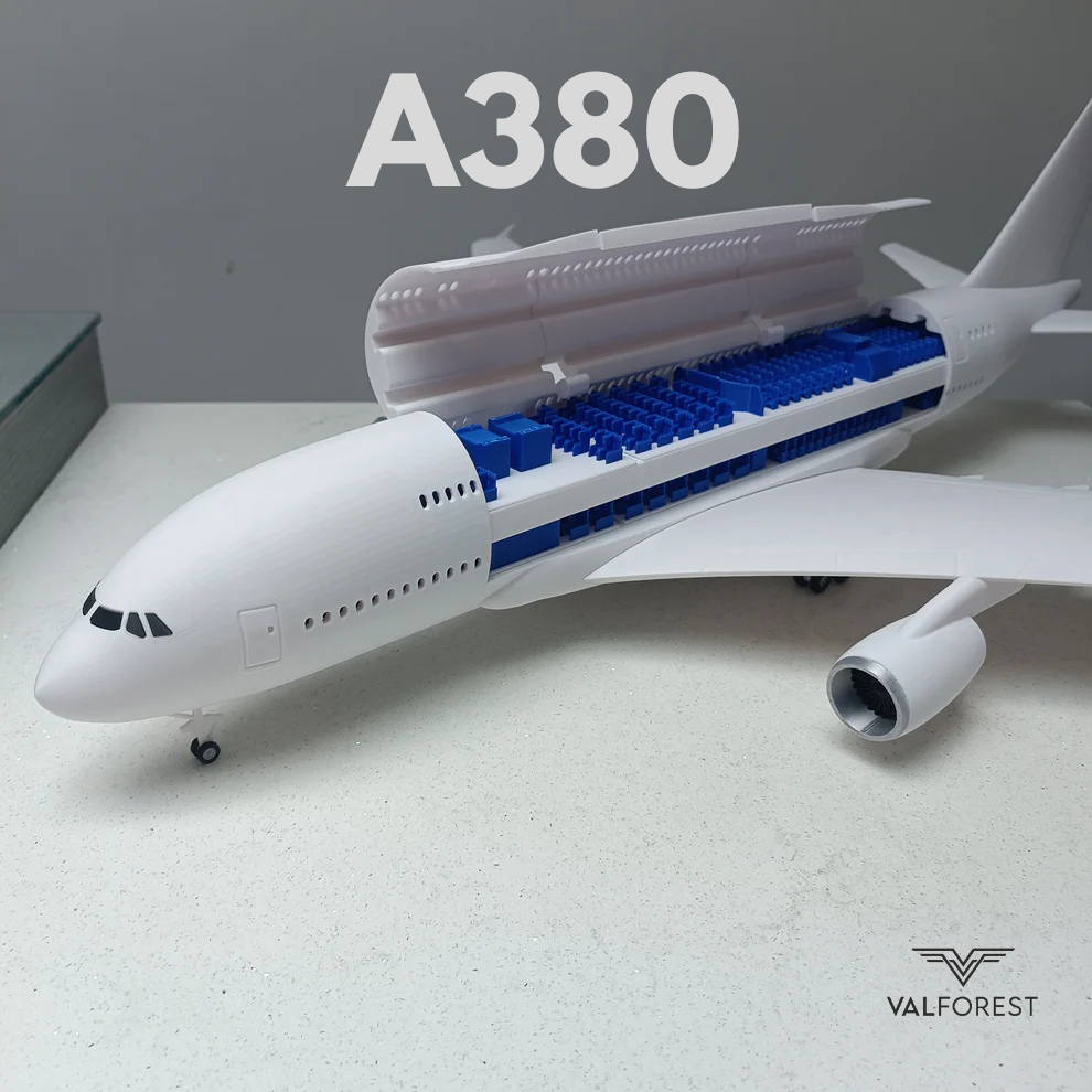a380 style aircraft model (1/100 scale)