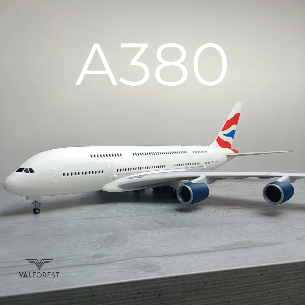 a380 style aircraft model (1/100 scale)