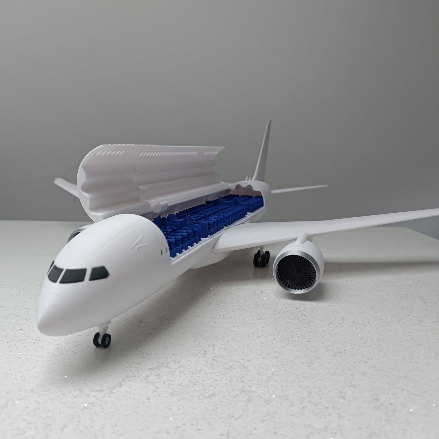 787-8 style aircraft model (1/100 scale)