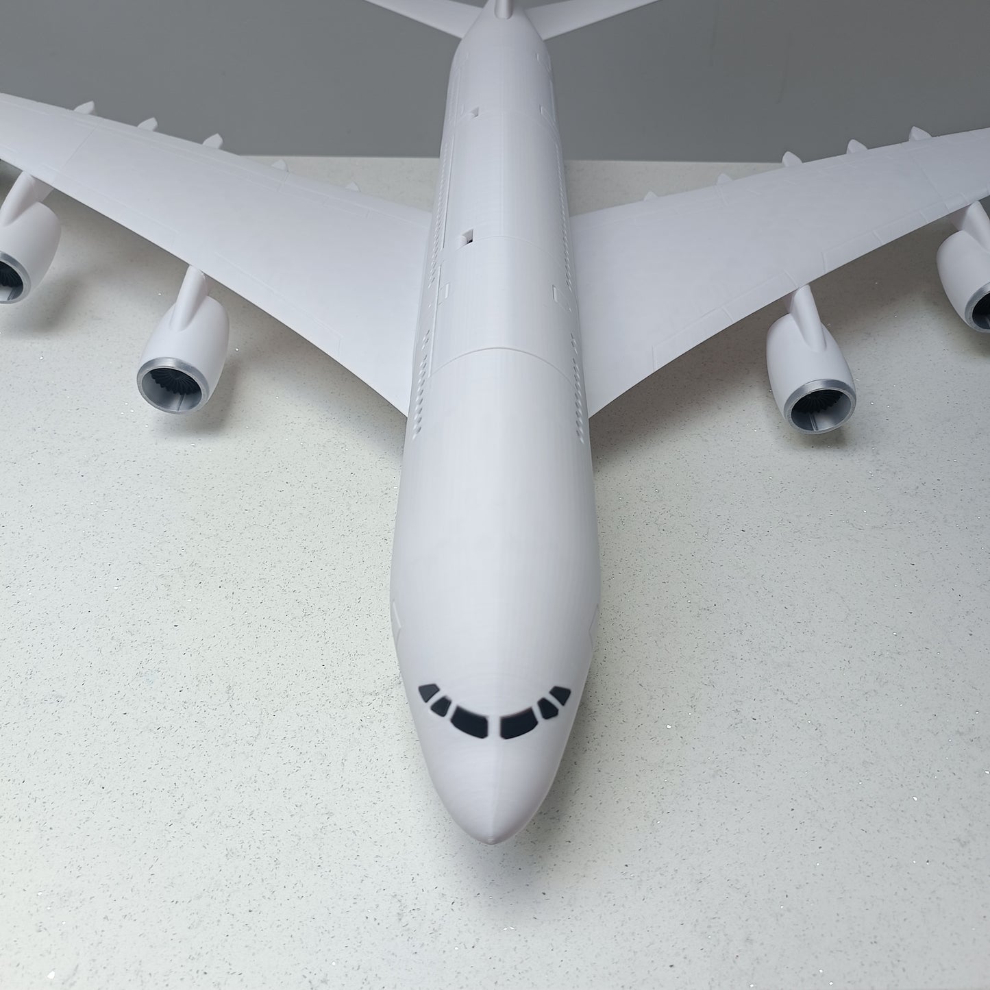 a380 style aircraft model (1/100 scale)