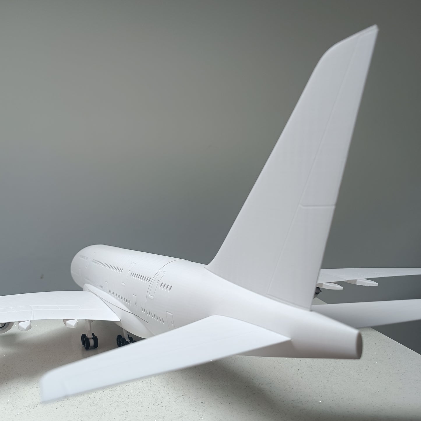a380 style aircraft model (1/100 scale)