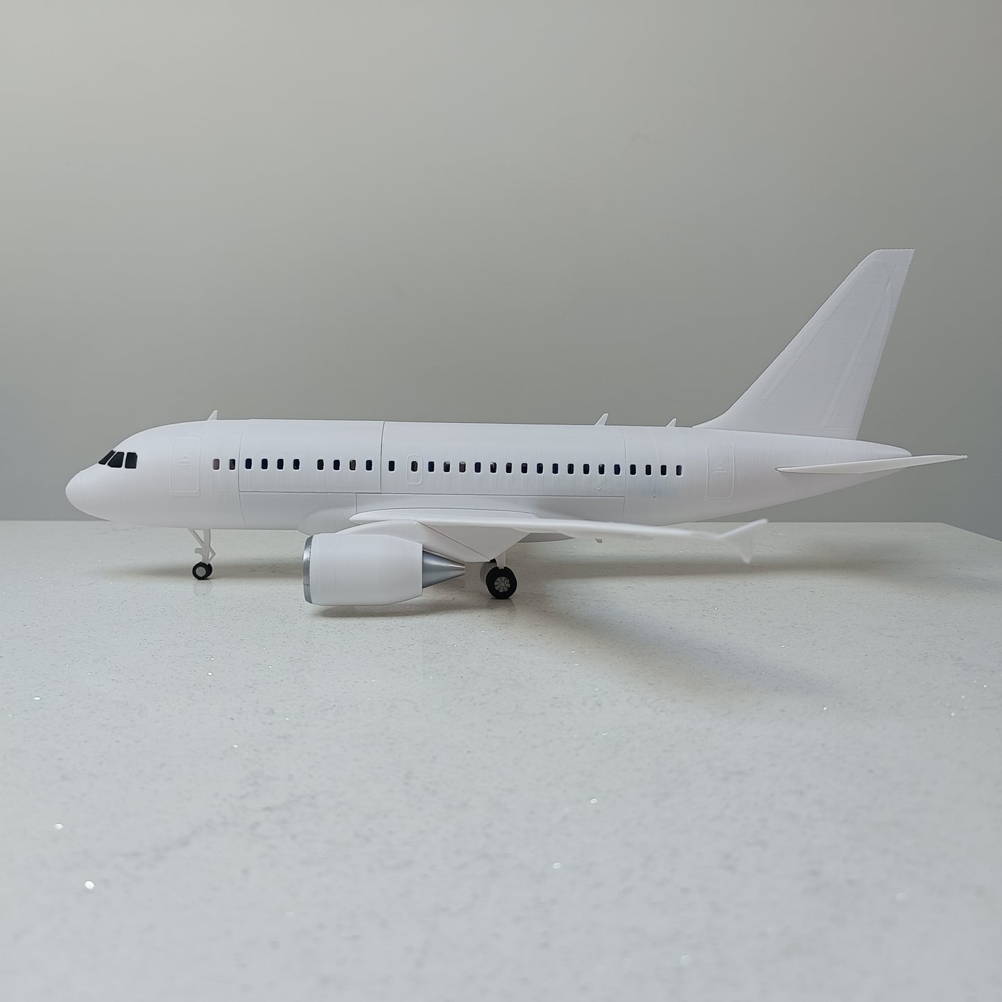 A318 style aircraft model (1/80 scale)