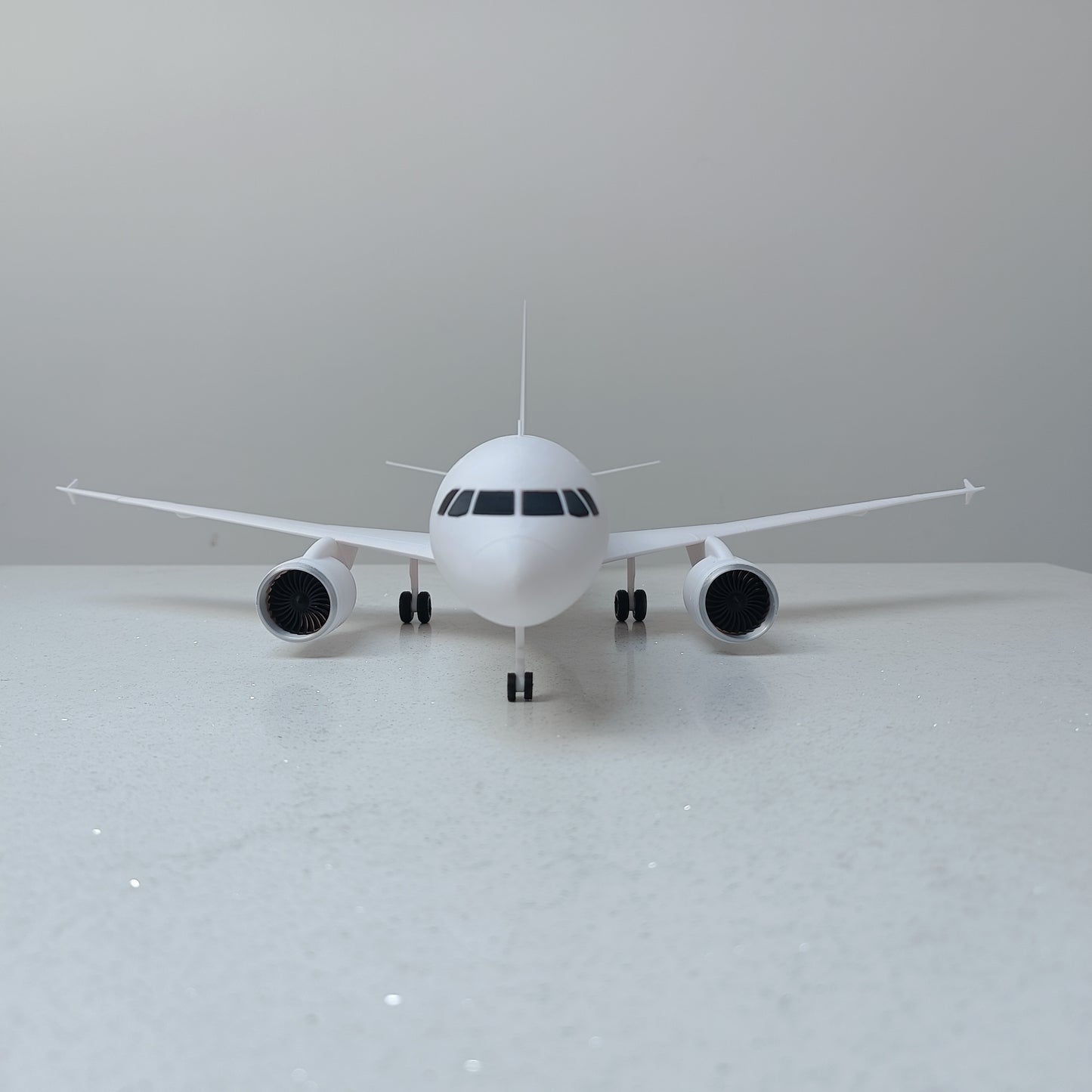 A318 style aircraft model (1/80 scale)