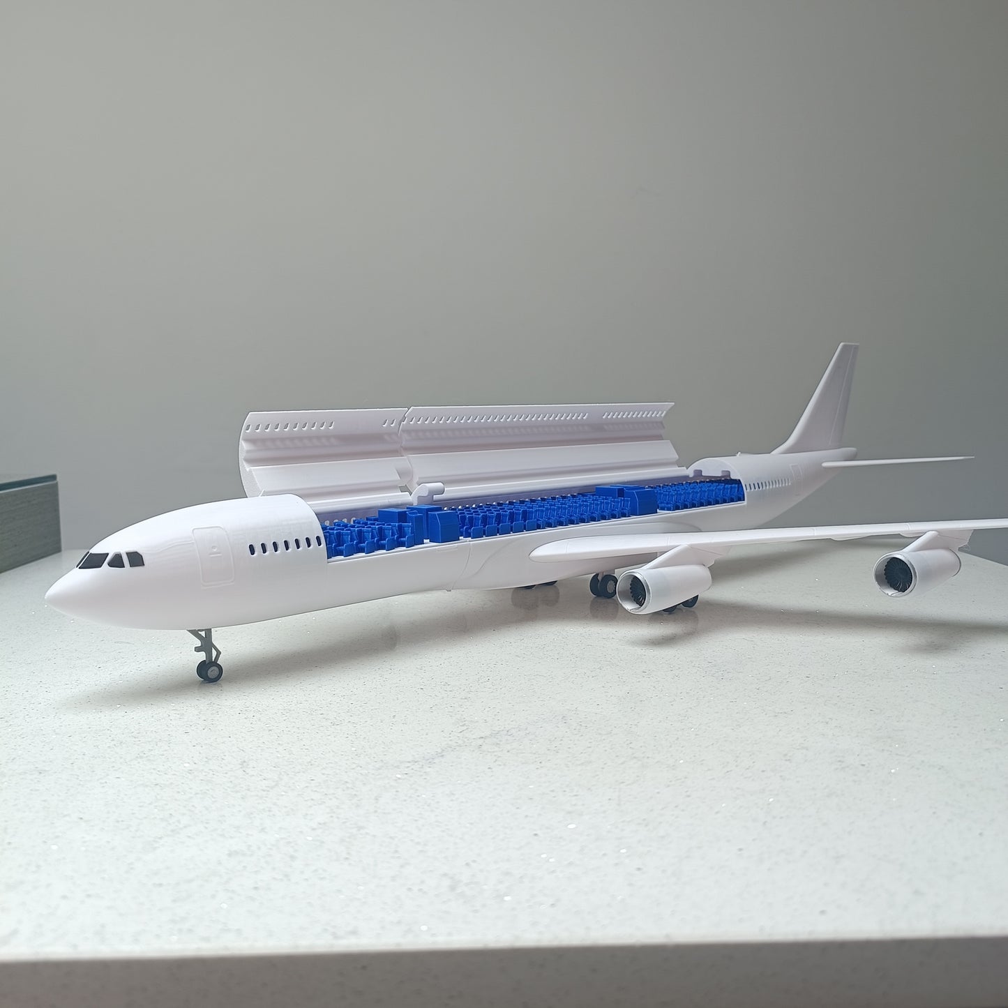 A340-300 - style model plane (1/100 scale)