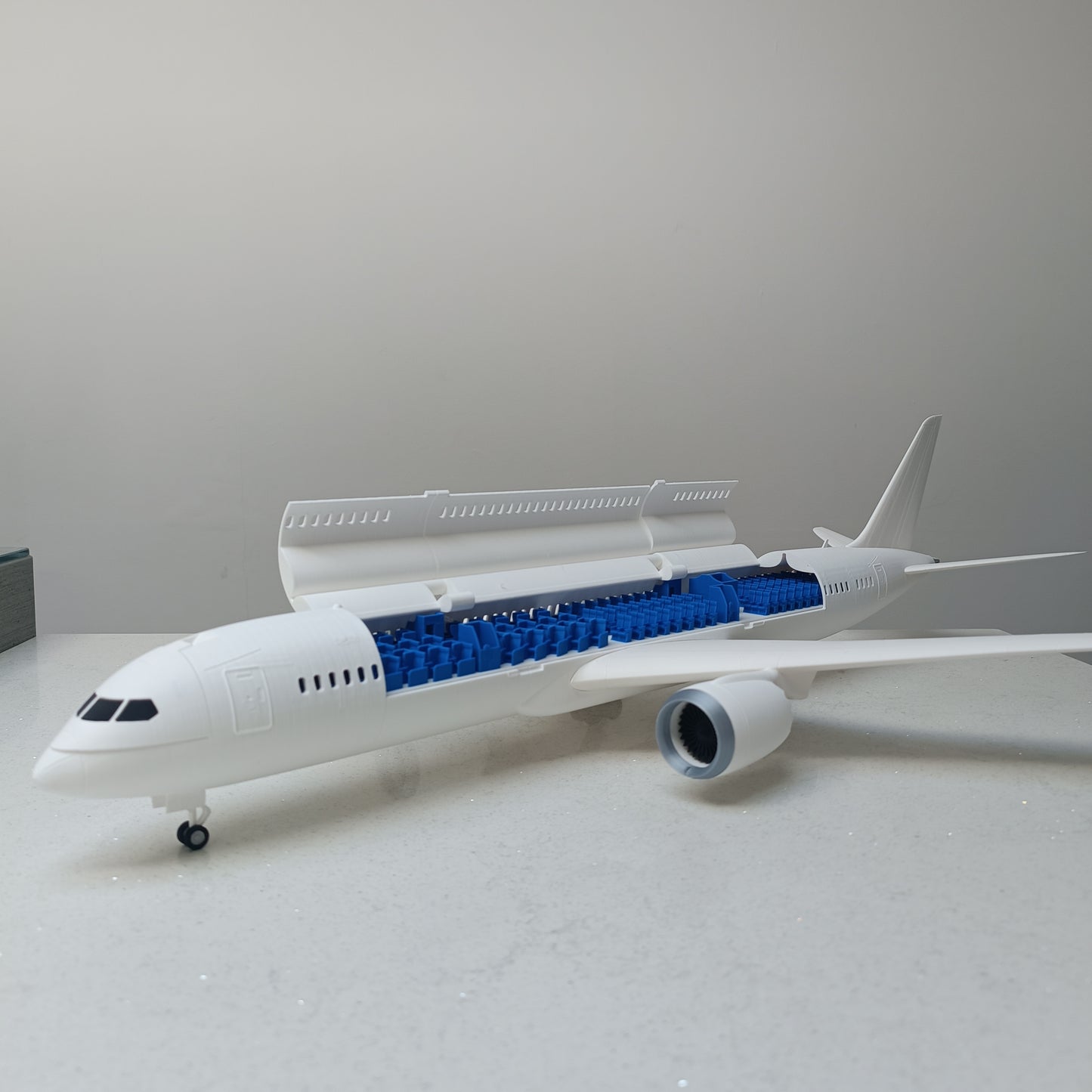 787-9 style aircraft model (1/100 scale)