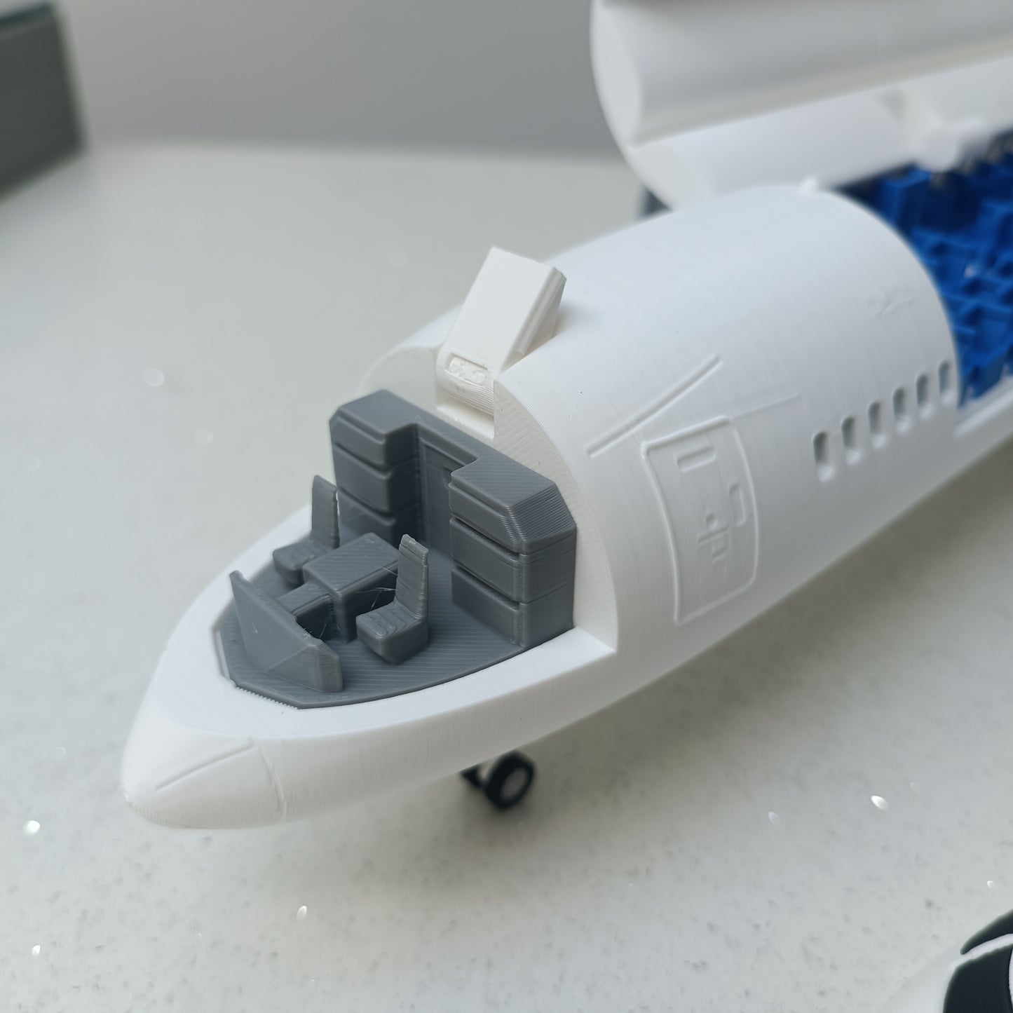 787-9 style aircraft model (1/100 scale)