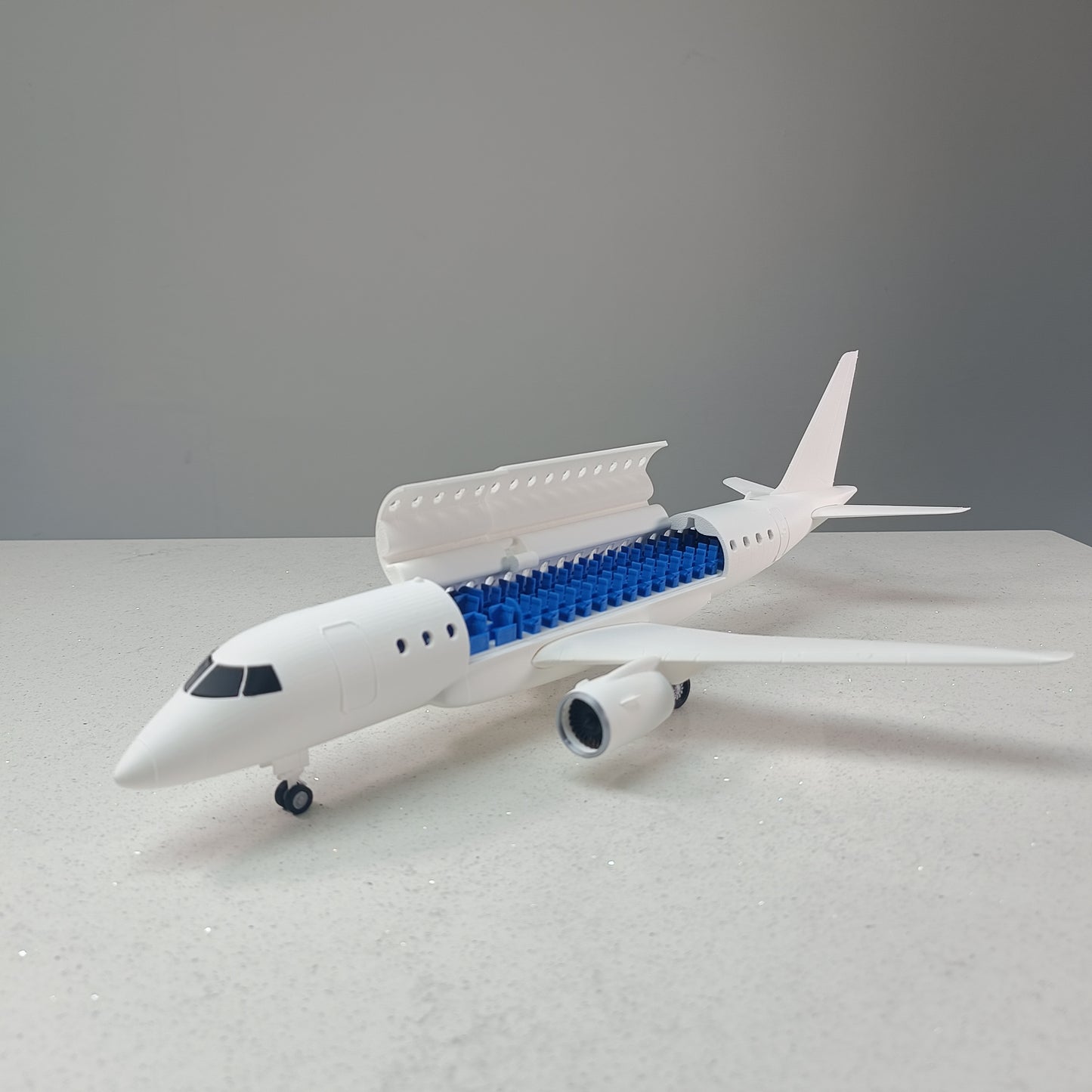 E175 style aircraft (1/80 scale)