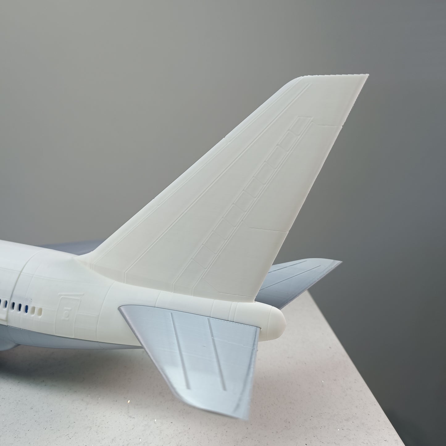 747SP style aircraft model (1/100 scale)
