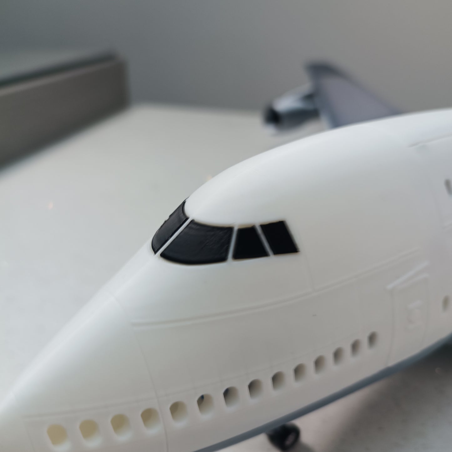747SP style aircraft model (1/100 scale)