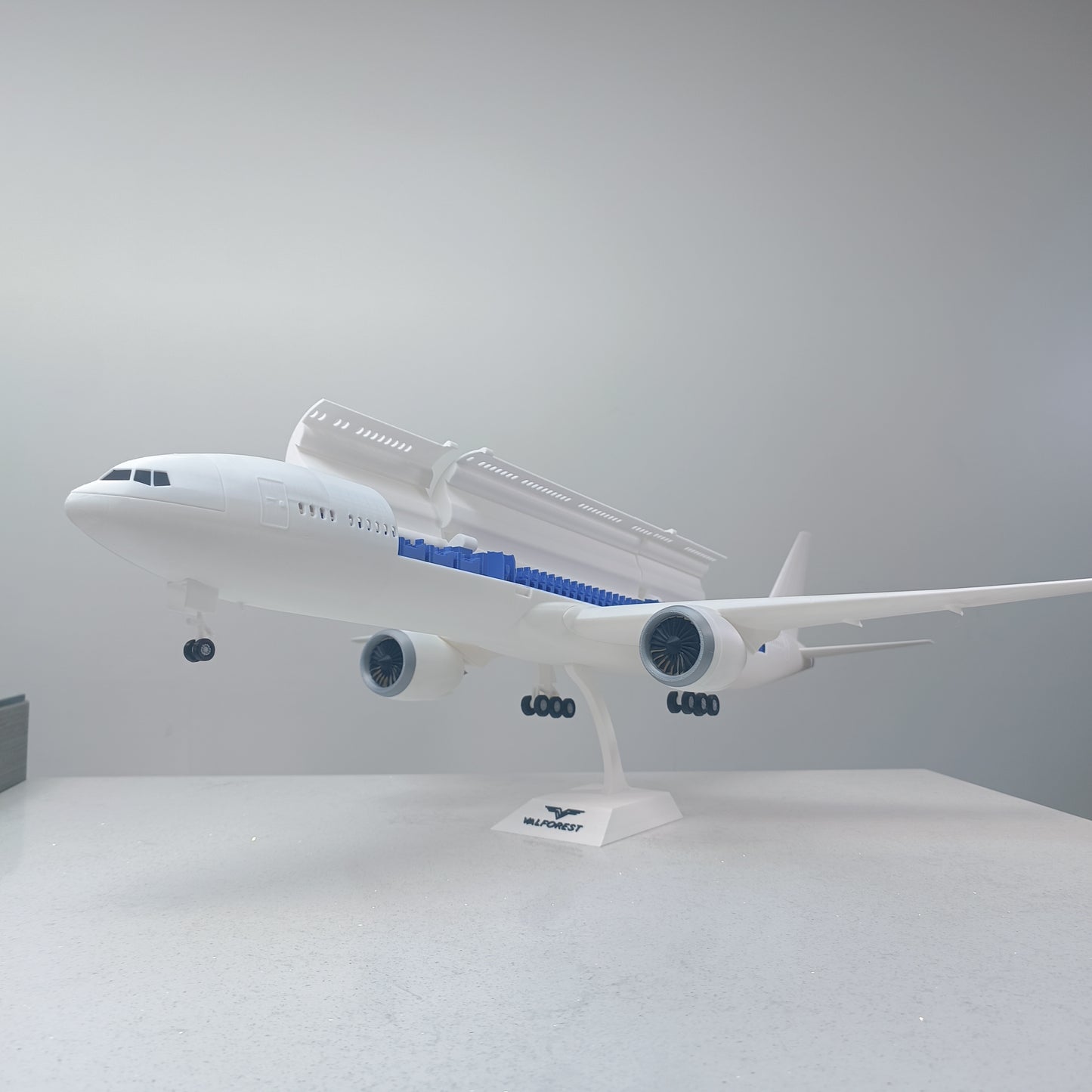 777X - style model plane (1/100 scale)