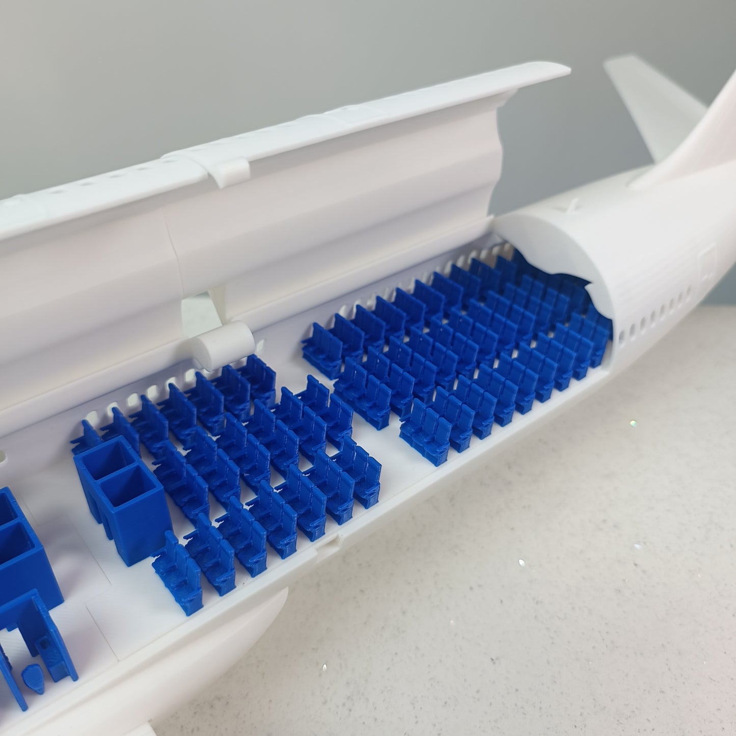 777X - style model plane (1/100 scale)