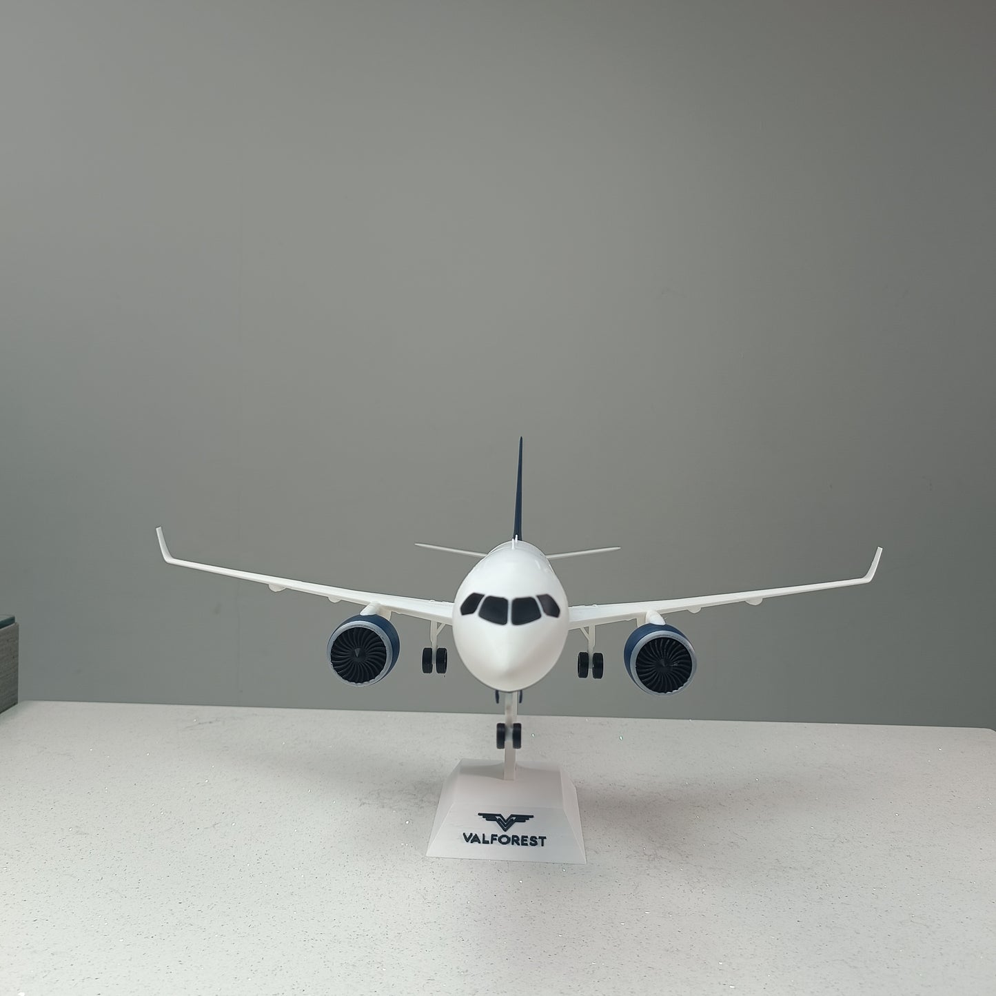 A220 style aircraft model (1/80 scale)