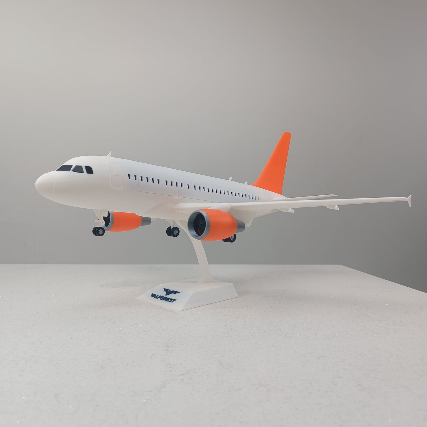 A318 style aircraft model (1/80 scale)