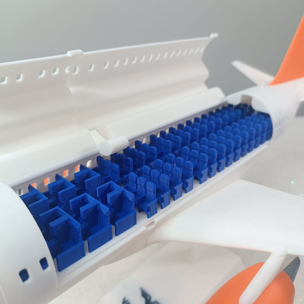 A318 style aircraft model (1/80 scale)