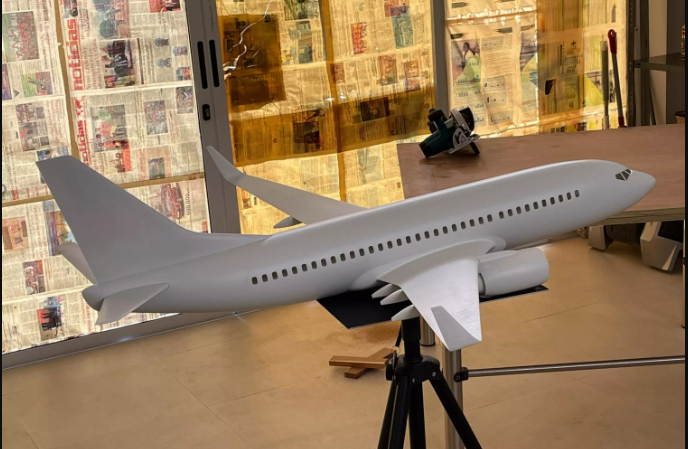 Giant 737 model