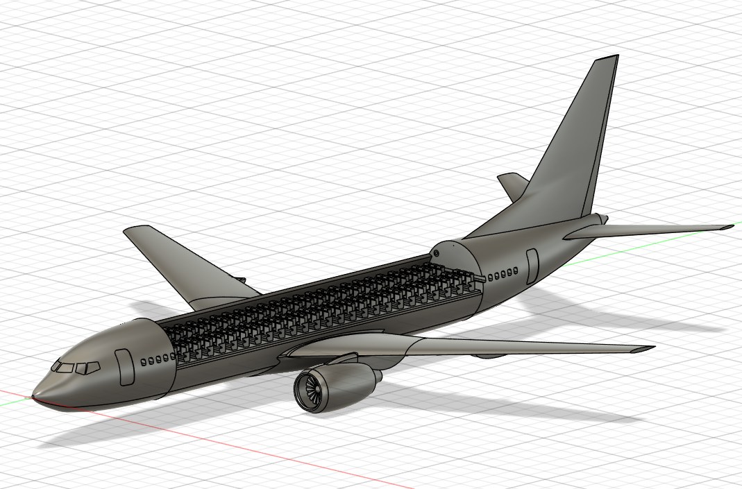 737 stl files (❌ Commercial use is strictly prohibited.)
