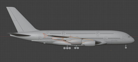 A380 stl files (not my model but one i got from fiverr)