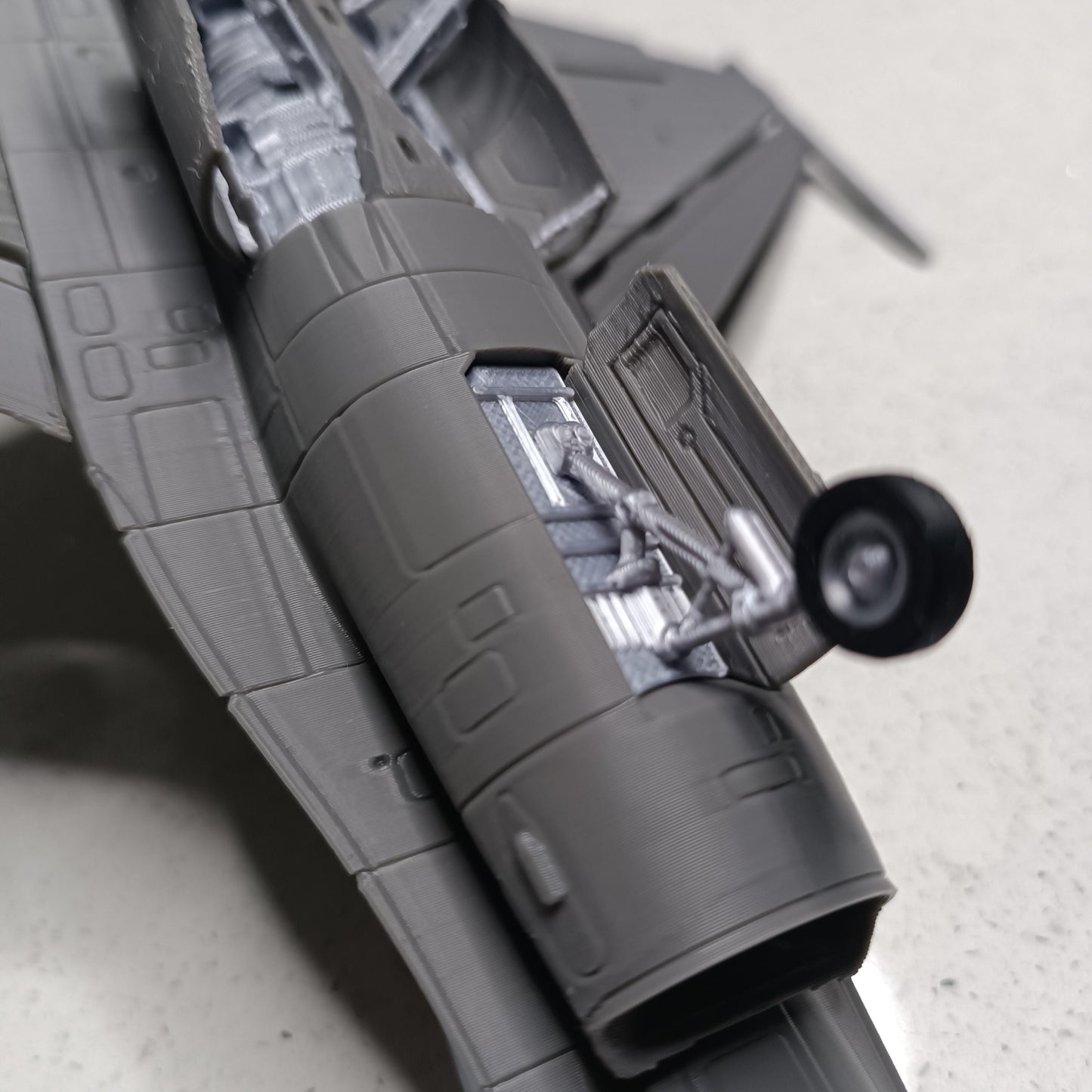 3D Printed F-16 Fighter Jet Model (1:48 Scale)