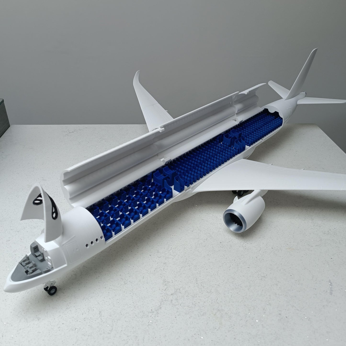 Model A350-1000 Inspired Airplane – Modern Jet Aircraft Display – Aviation Gift for Pilots, Collectors & Enthusiasts