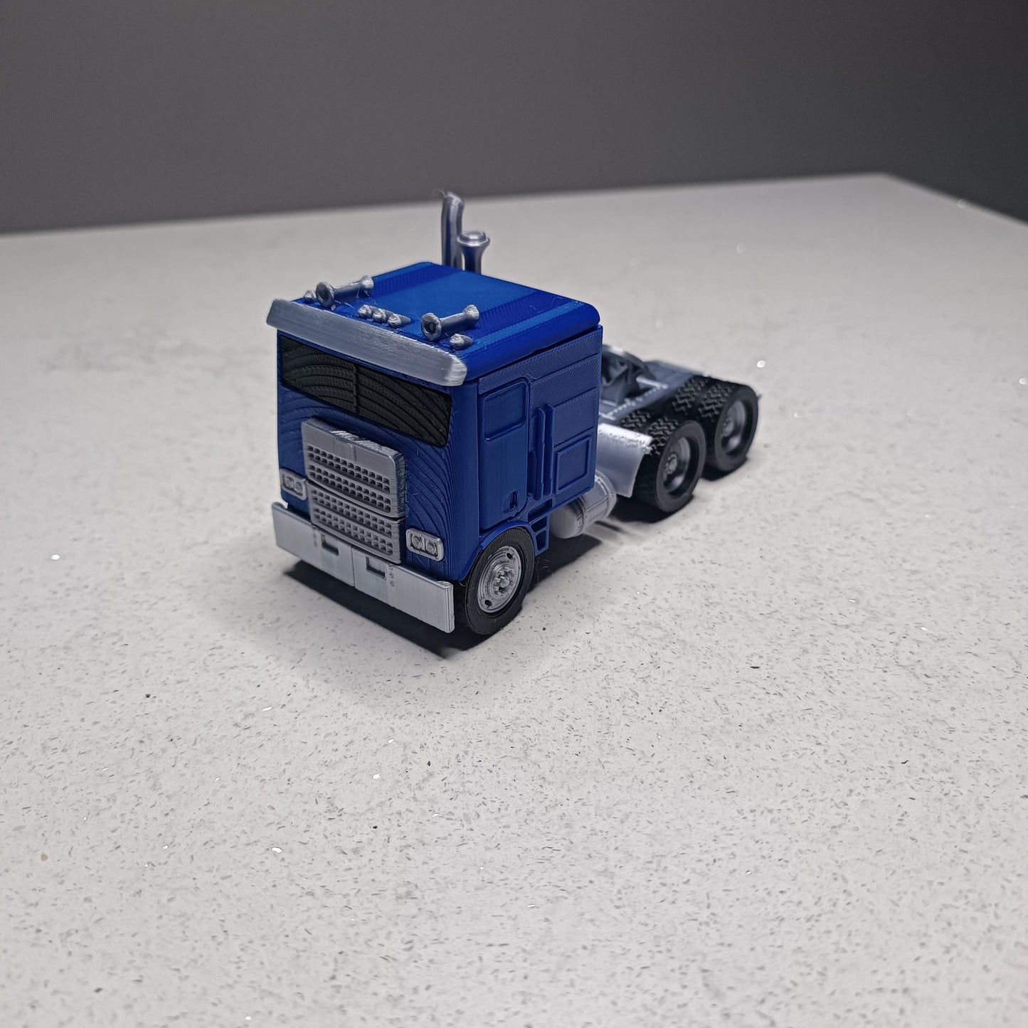 Handmade Marmon Semi Truck Model – 3D Printed Cabover Rig