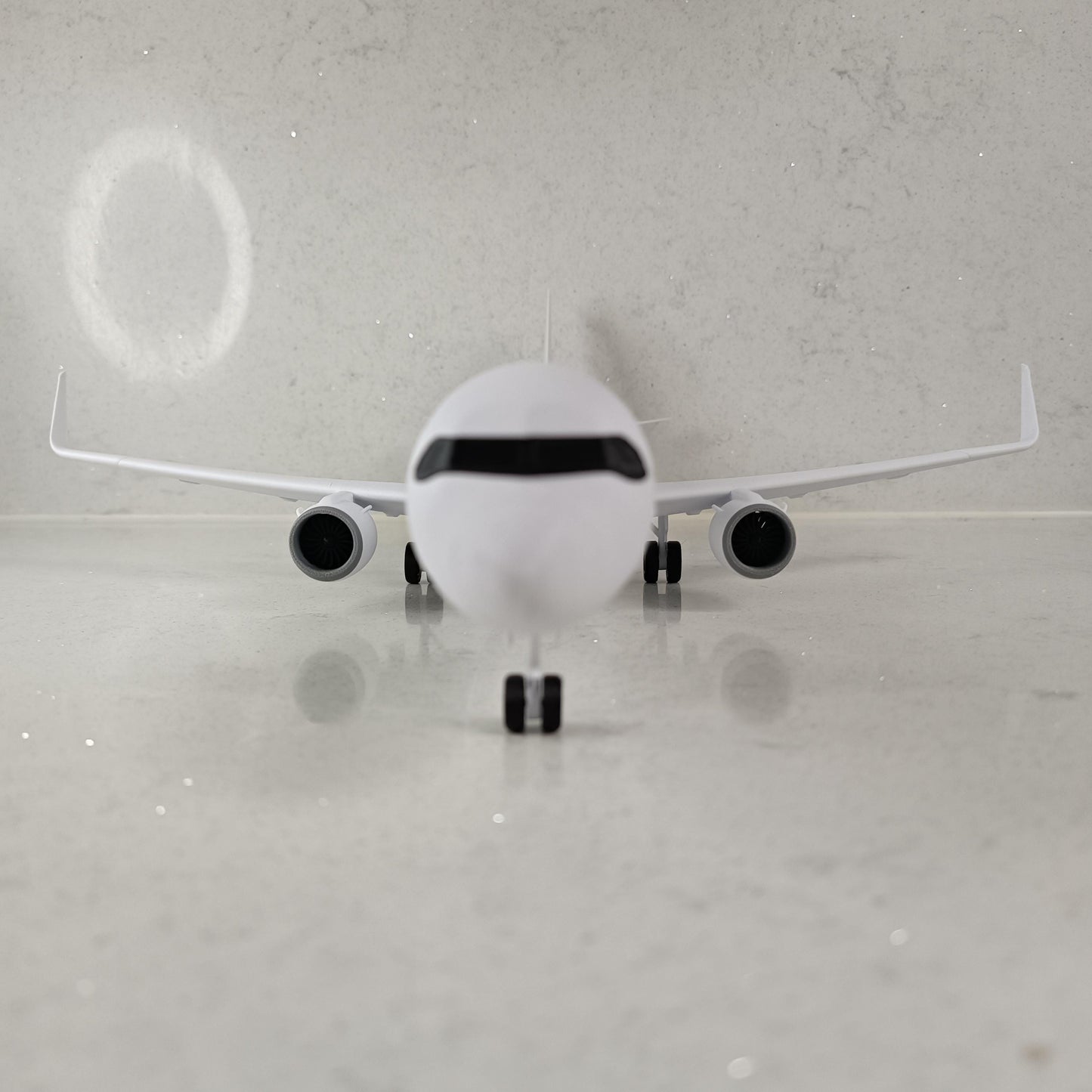 A321-Style 3D Printed Extended Narrow-Body Passenger Jet Model – Aviation Display Gift
