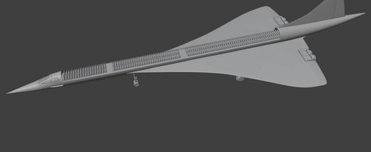 Concorde stl files (not the one of the physical print i am selling but one i have bought from fiverr)