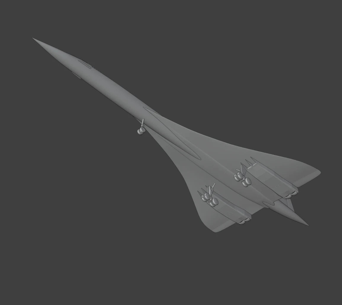 Concorde stl files (not the one of the physical print i am selling but one i have bought from fiverr)
