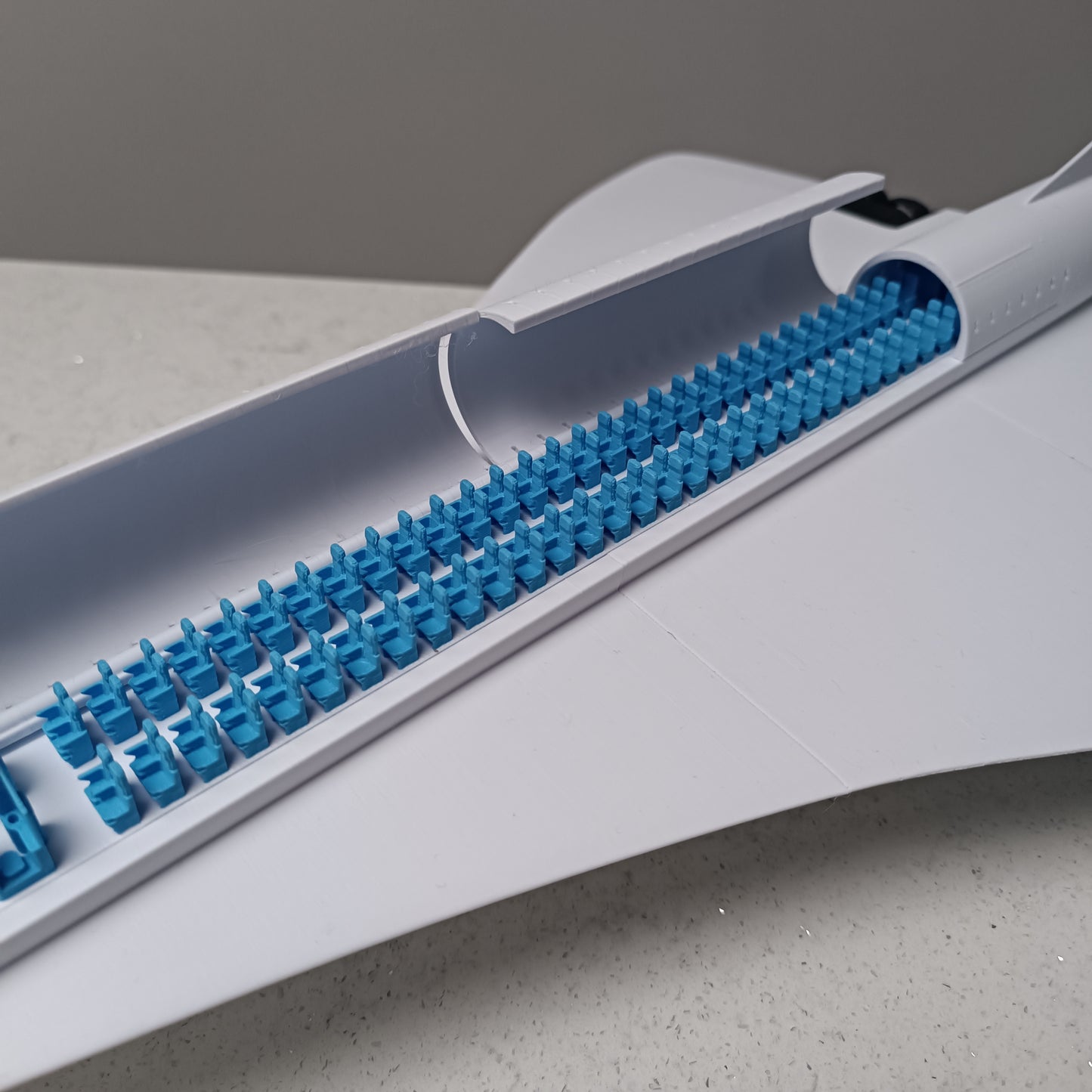 Concorde-Style 3D Printed Supersonic Passenger Jet Model – Aviation Display Gift