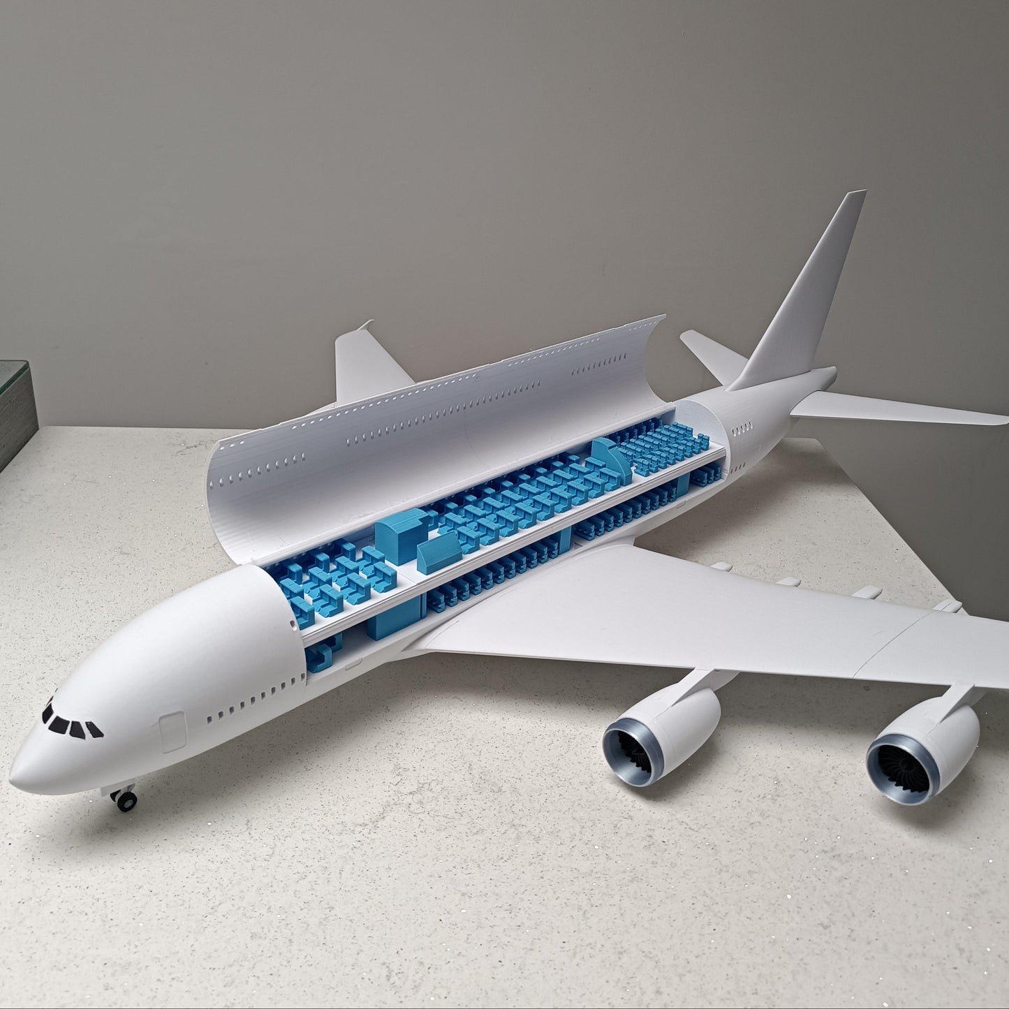 a380 style aircraft model
